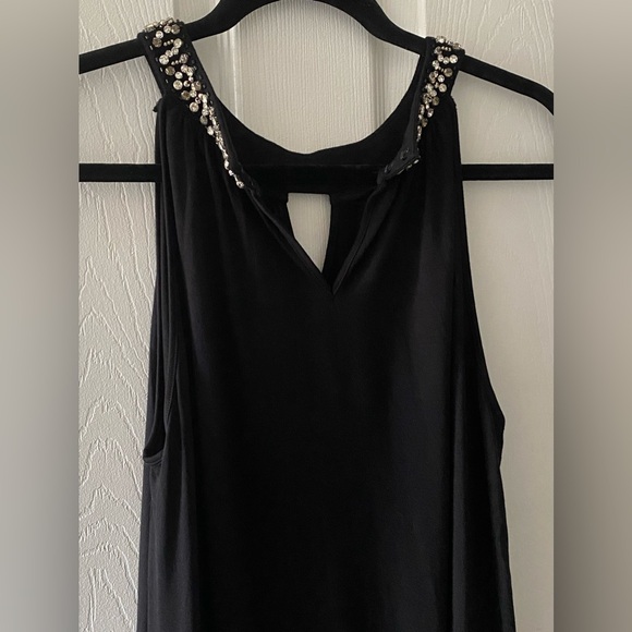 NWOT “Black Sleeveless Formal Elegant Blouse” - Picture 9 of 11